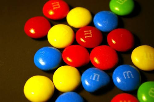 Histoire de bonbons M & M
