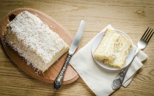 Comment faire un gâteau blanc à la framboise remplissage