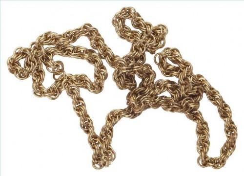 Comment obtenir un Knot Sur un collier d'or