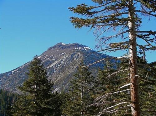 Histoire de Mt.  Rose dans les montagnes de la Sierra Nevada
