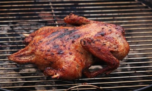 Comment faire cuire canard Rotisserie sur un gril à gaz